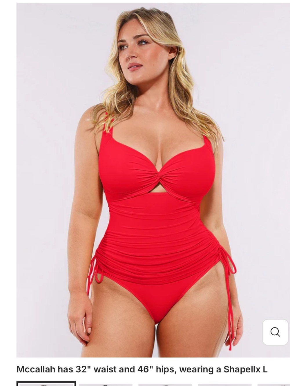 BNWT Ruched One-Piece Swimsuit and Coverup - Shapellx size Large